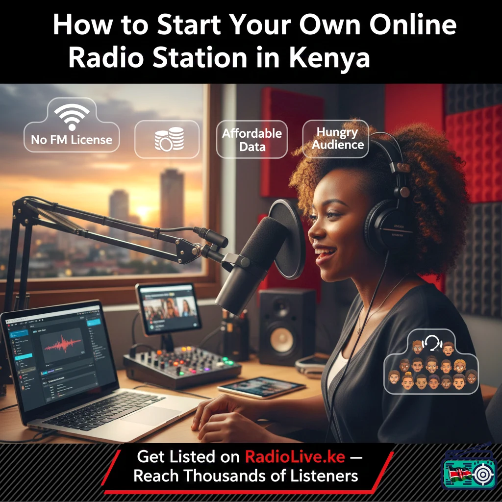 How to Start Your Own Online Radio Station in Kenya 2026